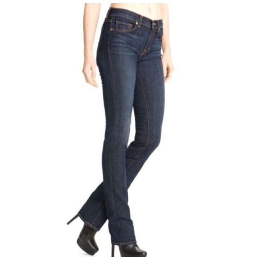 J BRAND Jeans Scarlett Pencil Leg Ink Dark Wash Stretch Jeans Size 26‎